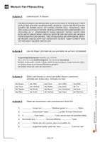 Vorschau - Arbeitsblätter - Zeit für Deutsch: Wortarten | Deutsch Sekundarstufe Klasse 5-6 | Grammatik Substantiv Nomen Verb Adjektiv Präposition Subjekt Prädikat | Arbeitsblätter Kopiervorlagen Freiarbeit mit Lösungen - Seite 1