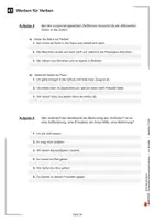 Vorschau - Arbeitsblätter - Zeit für Deutsch: Wortarten | Deutsch Sekundarstufe Klasse 5-6 | Grammatik Substantiv Nomen Verb Adjektiv Präposition Subjekt Prädikat | Arbeitsblätter Kopiervorlagen Freiarbeit mit Lösungen - Seite 3