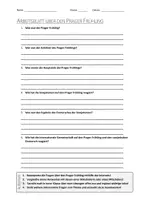Vorschau - Arbeitsblätter - AB mit Fragen zum Thema "Prager Frühling" + Lösungsblatt + Mindmap + Infografik - Deckblatt