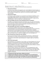 Vorschau - Arbeitsblätter - AB mit Fragen zum Thema "Priester" + Lösungsblatt + Infografik - Seite 2
