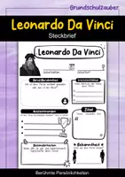 Vorschau - Arbeitsblätter - Leonardo Da Vinci Steckbrief - Berühmte Persönlichkeiten - Deckblatt