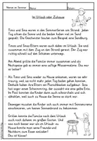 Vorschau - Arbeitsblätter - Sommerliches AB: Leseverstehen & Übung zu Nomen - Seite 2