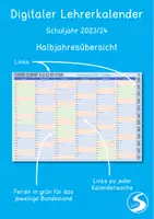 Vorschau - Anderer Materialtyp - Digitaler Lehrerkalender 2023/24 - SN - 10-Stunden-Version - Seite 1