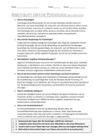 Vorschau - Arbeitsblätter - AB mit Fragen zum Thema "Psychologie" + Lösungsblatt + Infografik - Seite 2