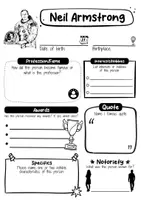 Vorschau - Arbeitsblätter - Neil Armstrong Profile - Famous people (English) - Seite 1