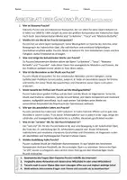 Vorschau - Arbeitsblätter - AB mit Fragen zum Thema "Giacomo Puccini" + Lösungsblatt + Mindmap + Infografik - Seite 3