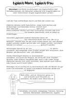 Vorschau - Arbeitsblätter - typisch Mann, typisch Frau - Liebe, Freundschaft und Sexualität - Seite 2