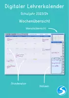 Vorschau - Anderer Materialtyp - Digitaler Lehrerkalender 2023/24 - ST - 7-Stunden-Version - Seite 2