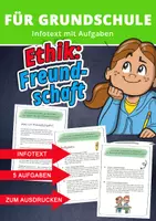 Vorschau - Arbeitsblätter - Das Zauberband der Freundschaft – Ethik in der Grundschule lebendig erleben - Deckblatt