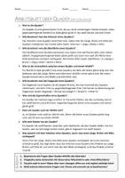 Vorschau - Arbeitsblätter - AB mit Fragen zum Thema "Quader" + Lösungsblatt - Seite 1
