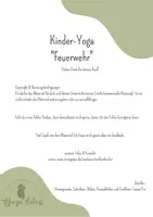 Vorschau - Stundenentwürfe - Kinder-Yoga Feuerwehr - Seite 1