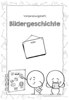 Vorschau - Mal- und Bastelvorlagen - Bildergeschichte - Vorbereitungsheft - Seite 3