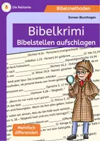 Vorschau - Arbeitsblätter - Bibelkrimi: Das Verschwinden des Goldenen Kalbs - Bibelverse in der Bibel aufschlagen - Deckblatt