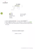 Aperçu - Feuilles d'exercices - Mots croisés n°1 - Présent de l'indicatif - Page 2