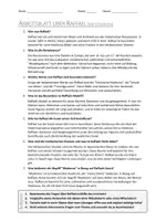 Vorschau - Arbeitsblätter - AB mit Fragen zum Thema "Raffael" + Lösungsblatt + Infografik - Seite 2