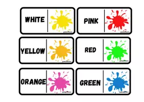 anteprima - Materiale di supporto/inclusione - Domino colours in english - Pagina 1