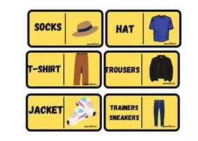 anteprima - Materiale di supporto/inclusione - domino clothes in inglish - Pagina 1