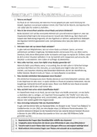 Vorschau - Arbeitsblätter - AB mit Fragen zum Thema "Raub" + Lösungsblatt - Seite 1