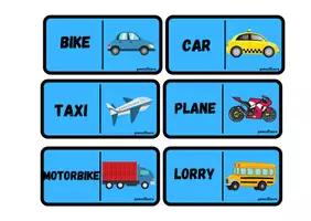anteprima - Materiale di supporto/inclusione - domino transports in english - Pagina 1