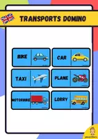 anteprima - Materiale di supporto/inclusione - domino transports in english - Pagina di copertina