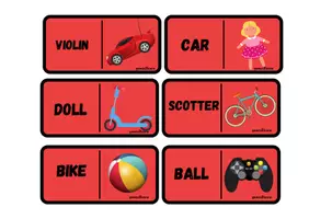 anteprima - Materiale di supporto/inclusione - domino toys in english - Pagina 1