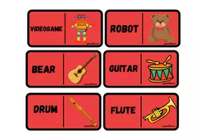 anteprima - Materiale di supporto/inclusione - domino toys in english - Pagina 3
