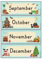 Vorschau - Präsentationen/Tafelbilder - Calendar & weather - Tafelmaterial / Tafelkalender (Englisch) - Seite 3