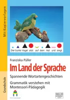 Vorschau - Spiele - Im Land der Sprache - Spannende Wortartgeschichten - Grammatik verstehen mit Montessori-Pädagogik - Deckblatt