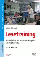 Vorschau - Arbeitsblätter - Lesetraining - Materialien zur Verbesserung der Lesekompetenz / 5.– 8. Klasse - Deckblatt