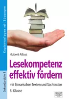 Vorschau - Arbeitsblätter - Lesekompetenz effektiv fördern 8. Klasse - Deckblatt