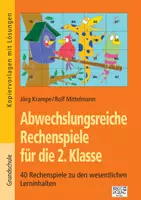 Vorschau - Arbeitsblätter - Abwechslungsreiche Rechenspiele für die 2. Klasse - Deckblatt