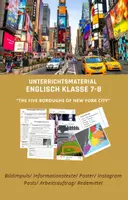 Vorschau - Arbeitsblätter - The Five Boroughs Of New York City - Informationstexte + Social Media Poster + Redemittel - Deckblatt