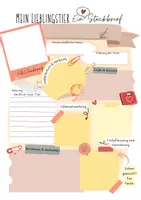 Vorschau - Arbeitsblätter - Lieblingstier-Steckbrief Vorlage (Biologie Sek 1) - Seite 1
