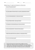 Vorschau - Arbeitsblätter - Lernplakat + AB mit Fragen zum Thema "Reformierte Kirchen" + Lösungsblatt + Infografik - Seite 1