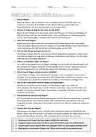 Vorschau - Arbeitsblätter - AB mit Fragen zum Thema "Regen" + Lösungsblatt - Seite 1
