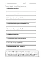 Vorschau - Arbeitsblätter - AB mit Fragen zum Thema "Regensburg" + Lösungsblatt + Infografik - Deckblatt