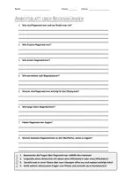 Vorschau - Arbeitsblätter - AB mit Fragen zum Thema "Regenwürmer" + Lösungsblatt + Mindmap + Infografik - Deckblatt