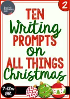 Προεπισκόπηση - Φύλλα εργασίας - Christmas Writing Prompts TWO - Εξώφυλλο