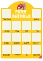 anteprima - Materiale di supporto/inclusione - Farm animals vocabulary activity in english - Pagina 1