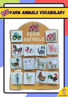 anteprima - Materiale di supporto/inclusione - Farm animals vocabulary activity in english - Pagina di copertina