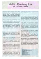 Vorschau - Arbeitsblätter - Spanien - La ciudad de Madrid - MITTLERES Sprachniveau - Seite 1