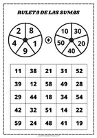 Vista previa - Juegos / Gamificación - Ruleta Operaciones - Sumas, Restas y Multiplicaciones - Portada