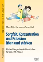 Vorschau - Arbeitsblätter - Sorgfalt, Konzentration und Präzision üben und stärken - Deckblatt