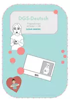 Vorschau - Merkblätter - Präpositionen_lexikale Gebärden (Poster und Cliparts) - Deckblatt