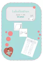 Vorschau - Arbeitsblätter - Lokalisation mit Stift und Blatt - Gebärdensprache - Deckblatt