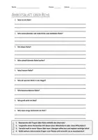 Vorschau - Arbeitsblätter - AB mit Fragen zum Thema "Rehe" + Lösungsblatt + Infografik - Deckblatt