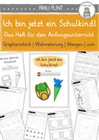 Vorschau - Arbeitsblätter - Ich bin jetzt ein Schulkind - Anfangsunterricht Heft Kl. 1 - Deckblatt