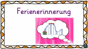 Vorschau - Mal- und Bastelvorlagen - Ferienerinnerung_Kunstprojekt_Klasse 1-4 - Seite 1