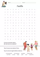 Vorschau - Arbeitsblätter - Suchsel Familie 👨👩👧 - Seite 1