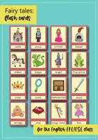 Vista previa - Tarjetas / Manipulativos - Fairy tales: flash cards // Tarjetas con imágenes (inglés) - página 1